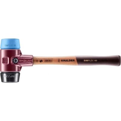 Halder - Simplex-Schonhammer, TPE-Soft / Gummikomposition, D=60 mm Halder - Simplex-Schonhammer, TPE-Soft / Gummikomposition, D=60 mm