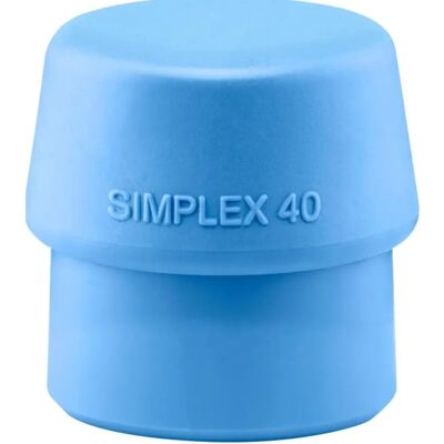 Cabeça de martelo Simplex azul da Halder - Resistente ao desgaste, 40mm Cabeça de martelo Simplex azul da Halder - Resistente ao desgaste, 40mm