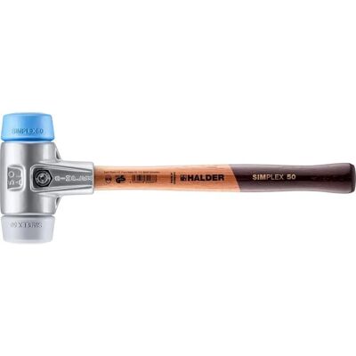 Halder - Impact Hammer D50mm - TPE-soft / TPE-medium - Aluminium & Holz Halder - Impact Hammer D50mm - TPE-soft / TPE-medium - Aluminium & Holz