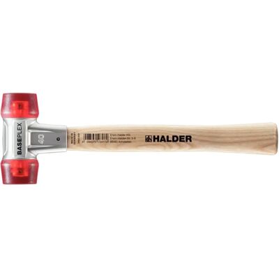 Halder - Mazza baseplex - Doppel-Celluloseacetat-Einsätze - Hochwertiger Zinkkörper - Holzgriff - D=40 mm - Hammer Halder - Mazza baseplex - Doppel-Celluloseacetat-Einsätze - Hochwertiger Zinkkörper - Holzgriff - D=40 mm - Hammer