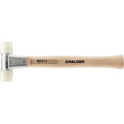 Halder Baseplex Hammer - 25mm Nylon/Holz - Kraftvolle Schläge Halder Baseplex Hammer - 25mm Nylon/Holz - Kraftvolle Schläge