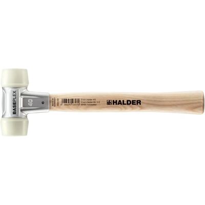 Halder Modelo 3908.040 - Martillo de doble cara de nylon blanco Halder Modelo 3908.040 - Martillo de doble cara de nylon blanco