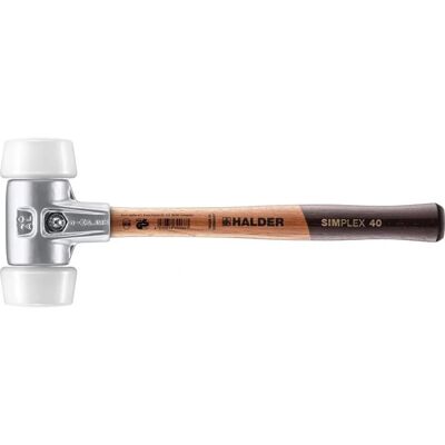 Halder - Impact Hammer mit Superplastik-Spitzen - 50mm D - Modell 3107.051 Halder - Impact Hammer mit Superplastik-Spitzen - 50mm D - Modell 3107.051