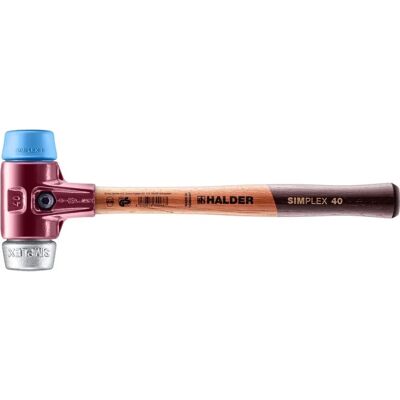 Maillet Simplex Halder - Pointe en TPE souple et métal - Boîtier en fer - Manche en bois - D=40mm - Type de produit - Publicité Maillet Simplex Halder - Pointe en TPE souple et métal - Boîtier en fer - Manche en bois - D=40mm - Type de produit - Publicité