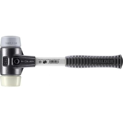 Halder Mazza Simplex Impacthammer - Stoßfeste TPE/Nylon-Spitzen - Fiberglasgriff - D=50 mm - Impact Tool Halder Mazza Simplex Impacthammer - Stoßfeste TPE/Nylon-Spitzen - Fiberglasgriff - D=50 mm - Impact Tool