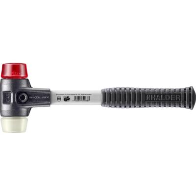 Mazza simplex de Halder - Martillo de plástico/nylon resistente a impactos - D=40 mm Mazza simplex de Halder - Martillo de plástico/nylon resistente a impactos - D=40 mm