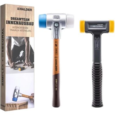 Halder Lightweight Impact Hammer - Interior Construction Tool Halder Lightweight Impact Hammer - Interior Construction Tool