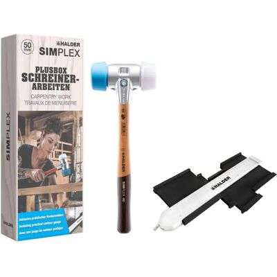 Halder Plusbox Hamer - Timmermans Gereedschapsset Halder Plusbox Hamer - Timmermans Gereedschapsset