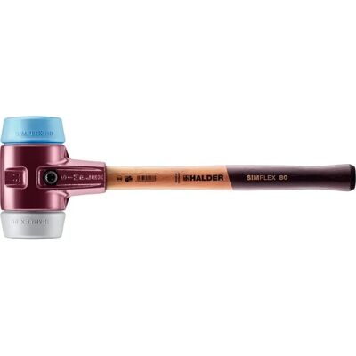 Halder Simplex Hammer - Gummi-Füllkörper, Stahlgehäuse & Holzgriff - 80mm Halder Simplex Hammer - Gummi-Füllkörper, Stahlgehäuse & Holzgriff - 80mm