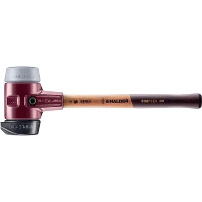 Marteau simplex en caoutchouc Halder - D80 - Force d'impact comparable aux pointes en caoutchouc noir - Publicité Marteau simplex en caoutchouc Halder - D80 - Force d'impact comparable aux pointes en caoutchouc noir - Publicité