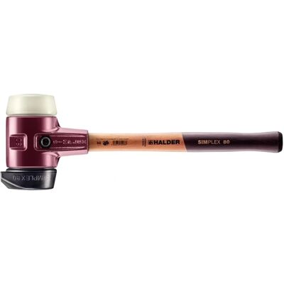 Halder Simplex Hammer - 80mm Gummi/Nylon, Ergonomisch, Austauschbare Teile Halder Simplex Hammer - 80mm Gummi/Nylon, Ergonomisch, Austauschbare Teile