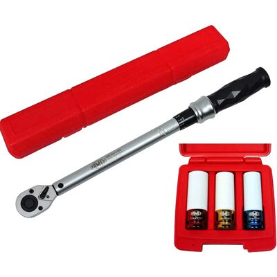FAMEX Drehmomentschlüssel 40-210 Nm - Profi-Set FAMEX Drehmomentschlüssel 40-210 Nm - Profi-Set