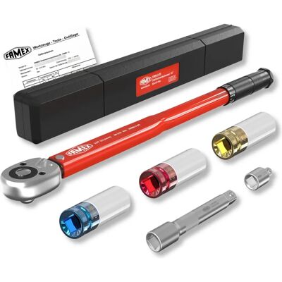 Klucz dynamometryczny FAMEX 10886-3-RS - 30-210 Nm, 1/2" Nakładka Klucz dynamometryczny FAMEX 10886-3-RS - 30-210 Nm, 1/2" Nakładka