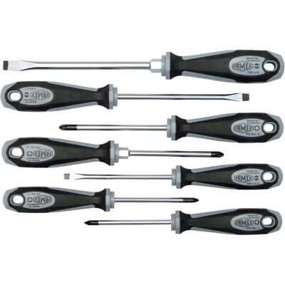 FAMEX 7705-7 Schraubendreher Set - Grau FAMEX 7705-7 Schraubendreher Set - Grau