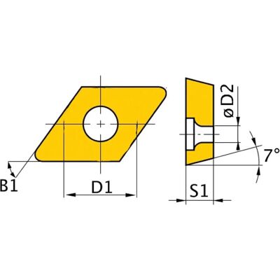 Optimum Inserciones de Corte DNMG110408 - Pack de 5 Optimum Inserciones de Corte DNMG110408 - Pack de 5