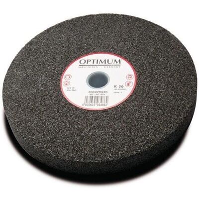 OPTIMUM - 3098125 - K80 - Gris - Muela abrasiva OPTIMUM - 3098125 - K80 - Gris - Muela abrasiva