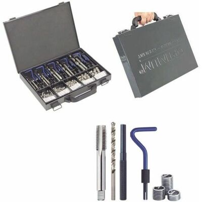 Optimum - Kit de reparación de roscas M5-M12 - Caja metálica Optimum - Kit de reparación de roscas M5-M12 - Caja metálica