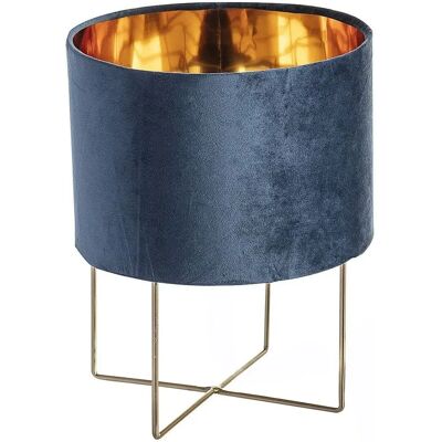 Dekoria Trixi Navy Lampa stołowa - Niebieski & Złoty - 28x37cm Dekoria Trixi Navy Lampa stołowa - Niebieski & Złoty - 28x37cm