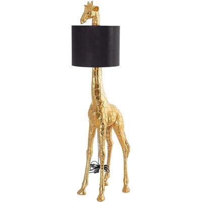 Złota lampa stojąca Giraffa - 171cm - Czarny/Złoty - Nowoczesny wystrój Złota lampa stojąca Giraffa - 171cm - Czarny/Złoty - Nowoczesny wystrój