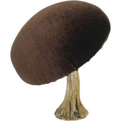 Velvet - Mushroom - Braun - 11x12 cm - Decor Velvet - Mushroom - Braun - 11x12 cm - Decor