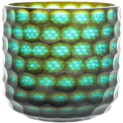 Dekoria - Glosso - Zielony - 17x17 cm - Świecznik Dekoria - Glosso - Zielony - 17x17 cm - Świecznik