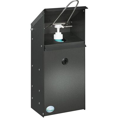 Dispensador de Desinfetante para Mãos VAR - Prata Antiga - Fixação na Parede - 1L Dispensador de Desinfetante para Mãos VAR - Prata Antiga - Fixação na Parede - 1L