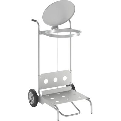 VAR Support en acier avec pédale - 120L - Usage intérieur - Publicité VAR Support en acier avec pédale - 120L - Usage intérieur - Publicité