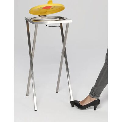 Lixeira de Aço Inoxidável com Pedal - 120L - Operação Higiênica Lixeira de Aço Inoxidável com Pedal - 120L - Operação Higiênica
