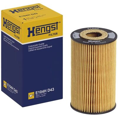 Filtro Olio Hengst E104H D43 - Per BMW e altri Filtro Olio Hengst E104H D43 - Per BMW e altri