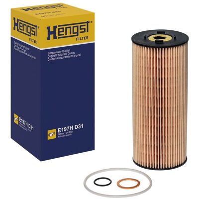 Hengst Filter E197H D31 - Oliefilter til Mercedes-Benz Unimog Hengst Filter E197H D31 - Oliefilter til Mercedes-Benz Unimog