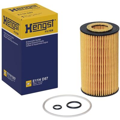 Filtre à huile Hengst - Compatible avec Jeep, Mercedes-Benz, Chrysler, Fiat - 65mm Ø. Filtre à huile Hengst - Compatible avec Jeep, Mercedes-Benz, Chrysler, Fiat - 65mm Ø.