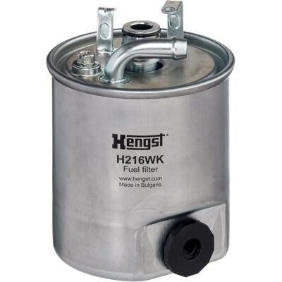 Hengst H216WK Drivstoffilter - In-line, 86mm diameter, 121mm høyde Hengst H216WK Drivstoffilter - In-line, 86mm diameter, 121mm høyde