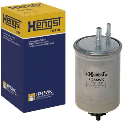 Hengst H245WK Kraftstofffilter - In-line, 179mm, 81mm Hengst H245WK Kraftstofffilter - In-line, 179mm, 81mm