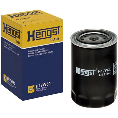 Hengst Oliefilter H17W30 - Til Audi A4, Seat Exeo, Skoda Hengst Oliefilter H17W30 - Til Audi A4, Seat Exeo, Skoda