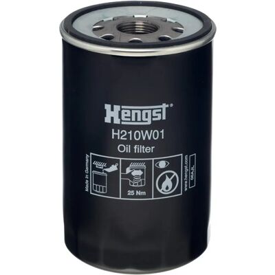 Filtro de óleo HENGST FILTER H210W01 - Rosca, 181mm, M30x2 Filtro de óleo HENGST FILTER H210W01 - Rosca, 181mm, M30x2
