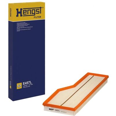 Hengst E457L Air Filter - Porsche 911 (996, 997) - 42mm x 532mm - Filter Cartridge Hengst E457L Air Filter - Porsche 911 (996, 997) - 42mm x 532mm - Filter Cartridge