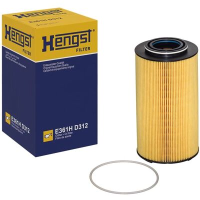 HENGST FILTER Oil Filter E361H D312 - Oil Filter for MAN Trucks HENGST FILTER Oil Filter E361H D312 - Oil Filter for MAN Trucks