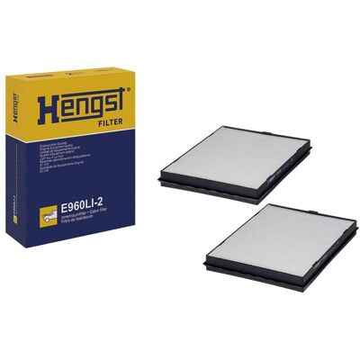 Filtr kabiny Hengst E960LI-2 - pyl, interiér - BMW 5 Filtr kabiny Hengst E960LI-2 - pyl, interiér - BMW 5