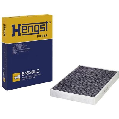 Filtro abitacolo Hengst - Filtro a carbone attivo, 338x239x41 mm Filtro abitacolo Hengst - Filtro a carbone attivo, 338x239x41 mm