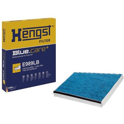 Filtro Aria Hengst E989LB - Abitacolo, Antibatterico Filtro Aria Hengst E989LB - Abitacolo, Antibatterico