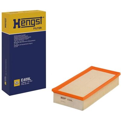 Filtro aria Hengst E409L per BMW & Alpina - 288x149x57mm Filtro aria Hengst E409L per BMW & Alpina - 288x149x57mm