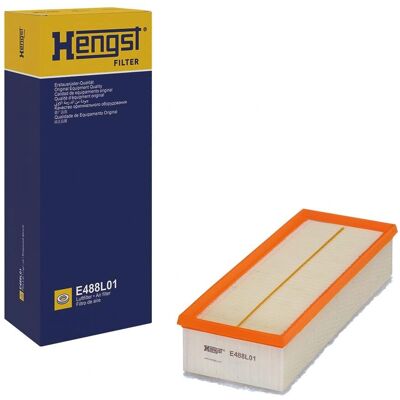 Filtro de Aire Hengst E488L01 - Para VW, Audi, Skoda Filtro de Aire Hengst E488L01 - Para VW, Audi, Skoda