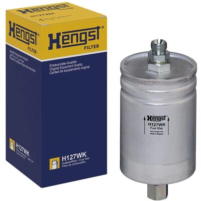Hengst Porsche Fuel Filter - Line Filter - 74mm Diameter Hengst Porsche Fuel Filter - Line Filter - 74mm Diameter