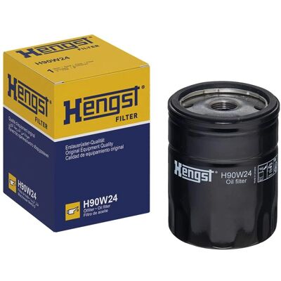 Hengst Oliefilter - 76mm, Gjengetråd 3/4-16 UNF - Skoda, VW, Seat Hengst Oliefilter - 76mm, Gjengetråd 3/4-16 UNF - Skoda, VW, Seat