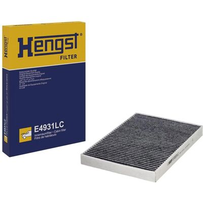 Hengst Air Filter - Cabin Active Carbon Filter for Audi A4, A5, A6, A7, A8 Hengst Air Filter - Cabin Active Carbon Filter for Audi A4, A5, A6, A7, A8
