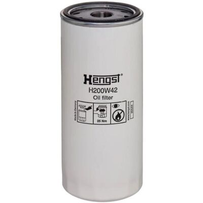 HENGST FILTER H200W42 - Filtru de ulei pentru Volvo, filet 1 1/8-16UN HENGST FILTER H200W42 - Filtru de ulei pentru Volvo, filet 1 1/8-16UN