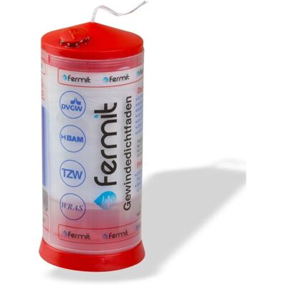 Fermit Fil de joint PTFE - Pour métal et plastique - Publicité Fermit Fil de joint PTFE - Pour métal et plastique - Publicité