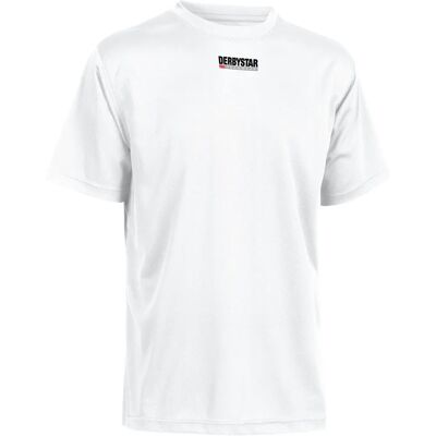 Derbystar Basic Hvid Trænings-T-shirt - Træning Derbystar Basic Hvid Trænings-T-shirt - Træning