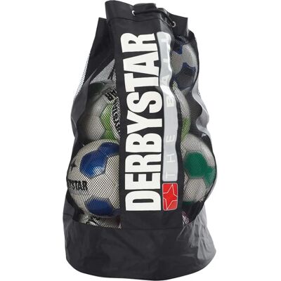Derbystar Ballsack - 10 Bälle Schwarz Unisex Sporttasche Derbystar Ballsack - 10 Bälle Schwarz Unisex Sporttasche