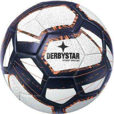 DERBYSTAR Ball Street Soccer v22 - weiß, blau, orange - Fußball DERBYSTAR Ball Street Soccer v22 - weiß, blau, orange - Fußball